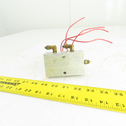 Skinner 2-Way Pneumatic Solenoid Aluminum Valve Manifold 120V From Hardinge AHC