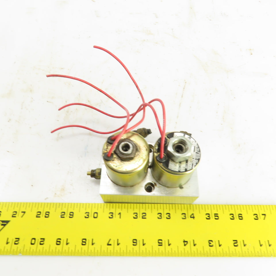 Skinner 2-Way Pneumatic Solenoid Aluminum Valve Manifold 120V From Hardinge AHC