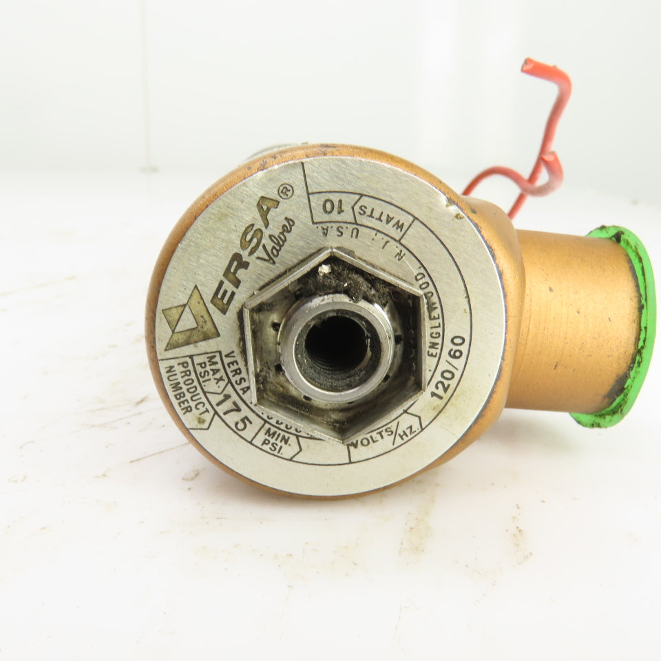 Versa AGG-4232 Dual Pneumatic Solenoid Valve 175PSI 120V