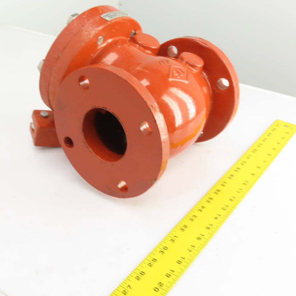 Smith-Cooper Series 17322 3" Flanged Ductile Iron Swing Check Valve 300 CWP