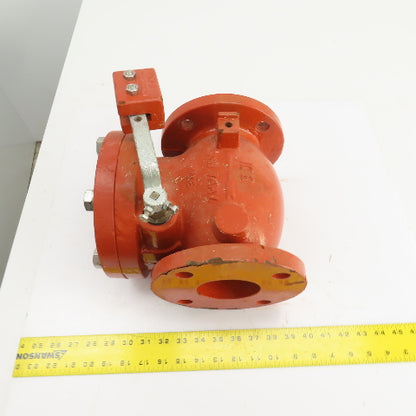 Smith-Cooper Series 17322 3" Flanged Ductile Iron Swing Check Valve 300 CWP