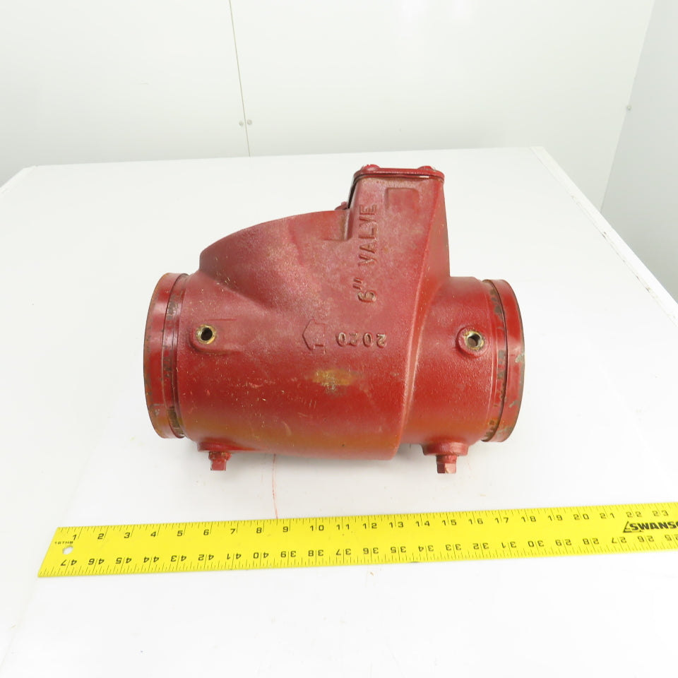 Viking Mod. F-1 Easy Riser 6" Swing Check Valve 300 PSI MWP