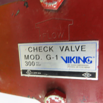 Viking 08543 Mod. G-1 6" Swing Check Valve 300 PSI MWP DN/150