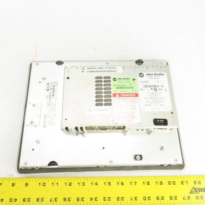 Allen Bradley 2711P-RDT10C Ser B Panelview Plus 1000 Display W/Module 2711P-RP1