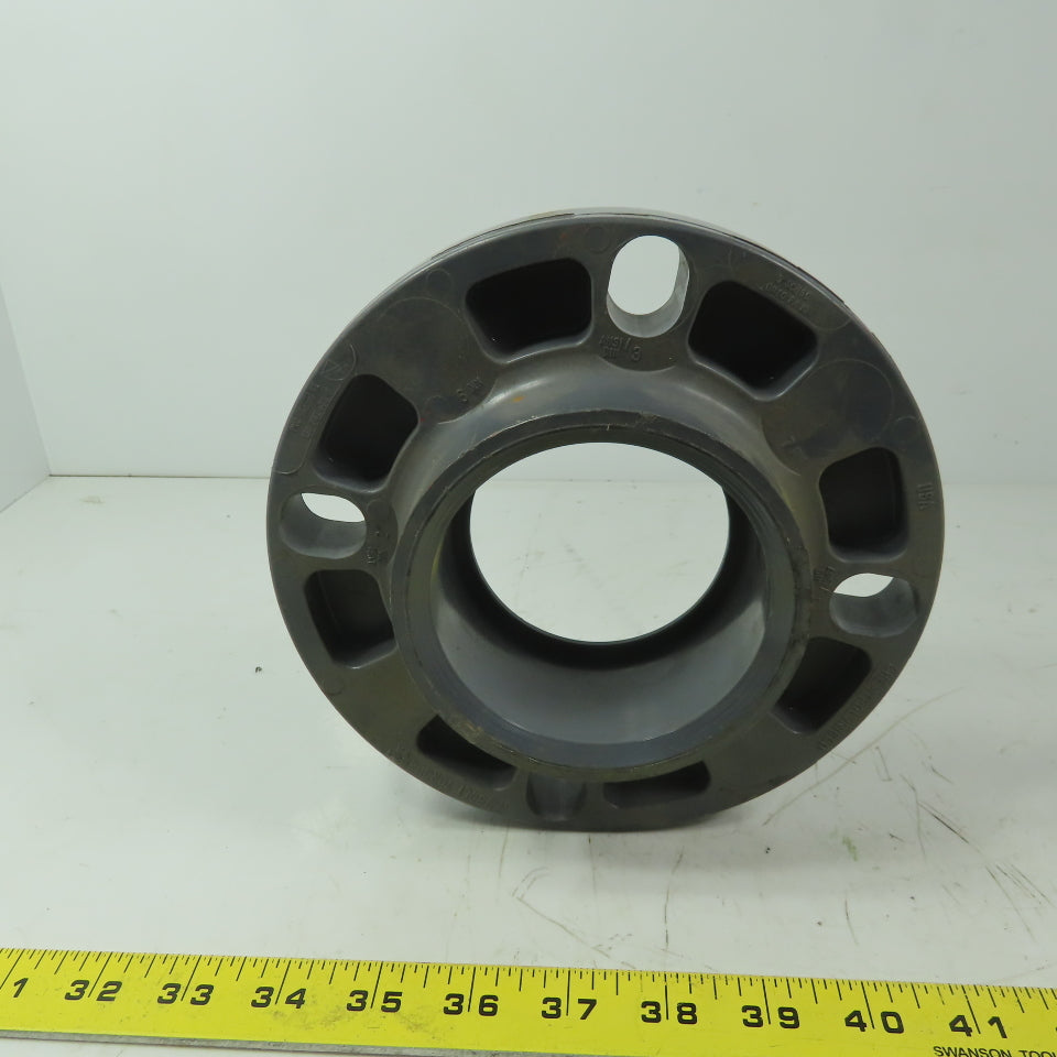Chentrol/NIBCO 4" PVC Glue Socket Schedule 80 Flange