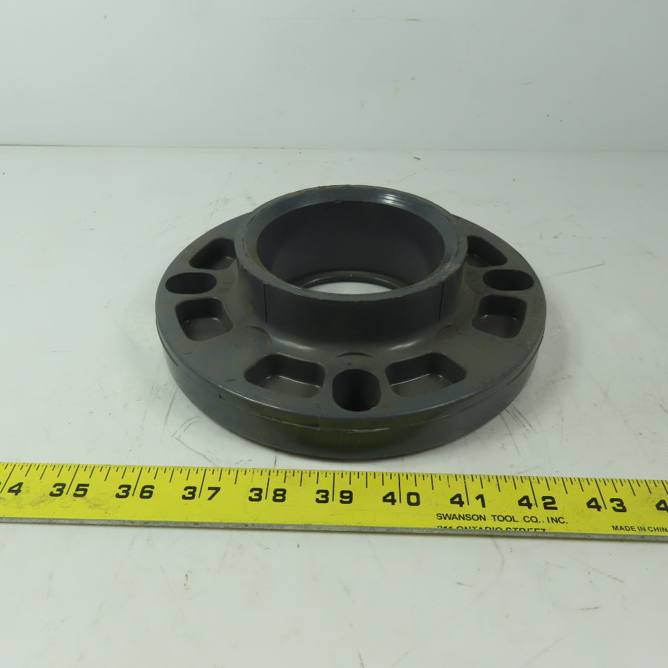 Chentrol/NIBCO 4" PVC Glue Socket Schedule 80 Flange