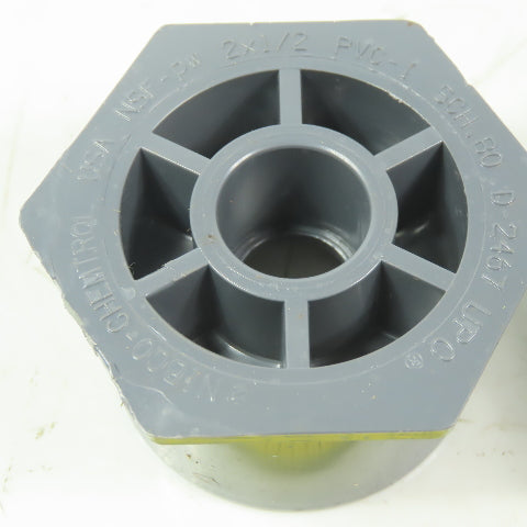 Chentrol/NIBCO PVC 2" Slip  X 1/2" Slip Reducer Bushing SCH80 Lot of 2