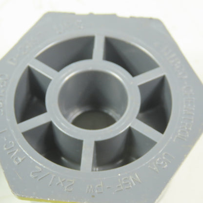 Chentrol/NIBCO PVC 2" Slip  X 1/2" Slip Reducer Bushing SCH80 Lot of 2