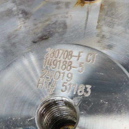 208708-F Vibratory Finishing Tumbling Chamber 7" ID x 12" OD 11-3/4" Tall