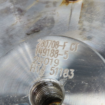 208708-F Vibratory Finishing Tumbling Chamber 7" ID x 12" OD 11-3/4" Tall