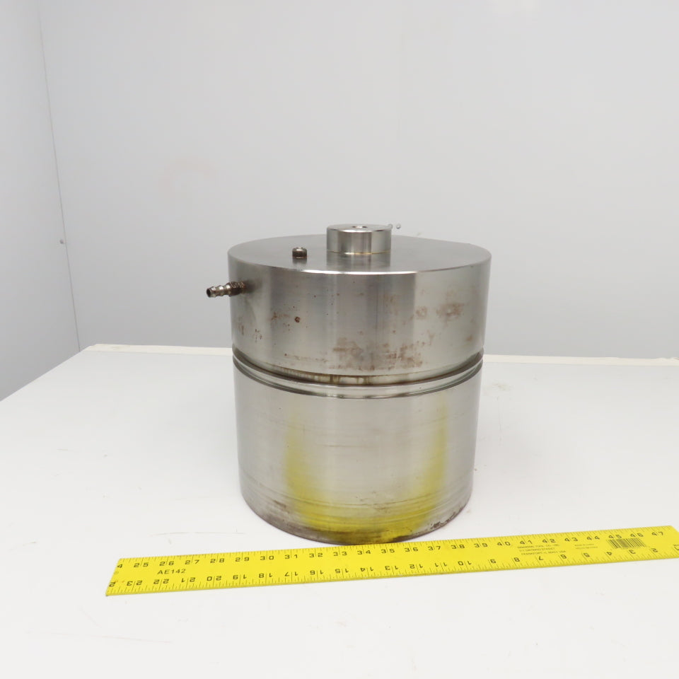 208708-F Vibratory Finishing Tumbling Chamber 7" ID x 12" OD 11-3/4" Tall