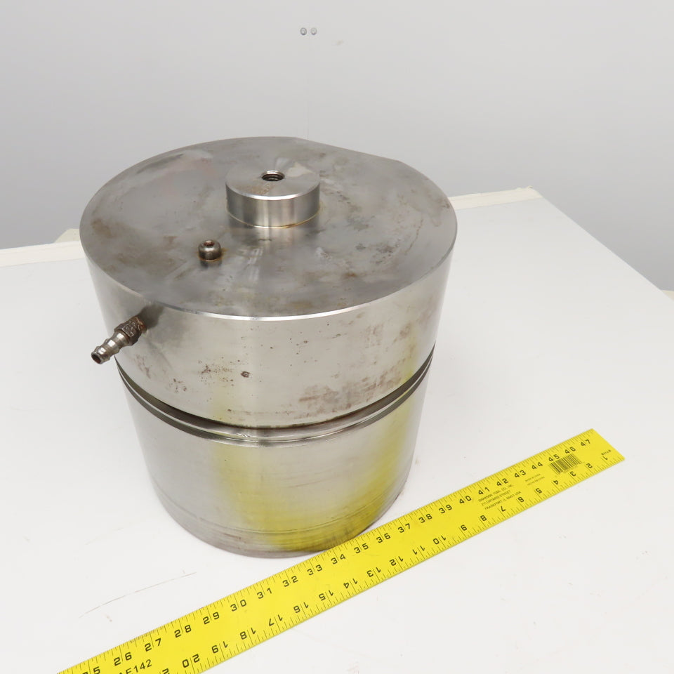 208708-F Vibratory Finishing Tumbling Chamber 7" ID x 12" OD 11-3/4" Tall