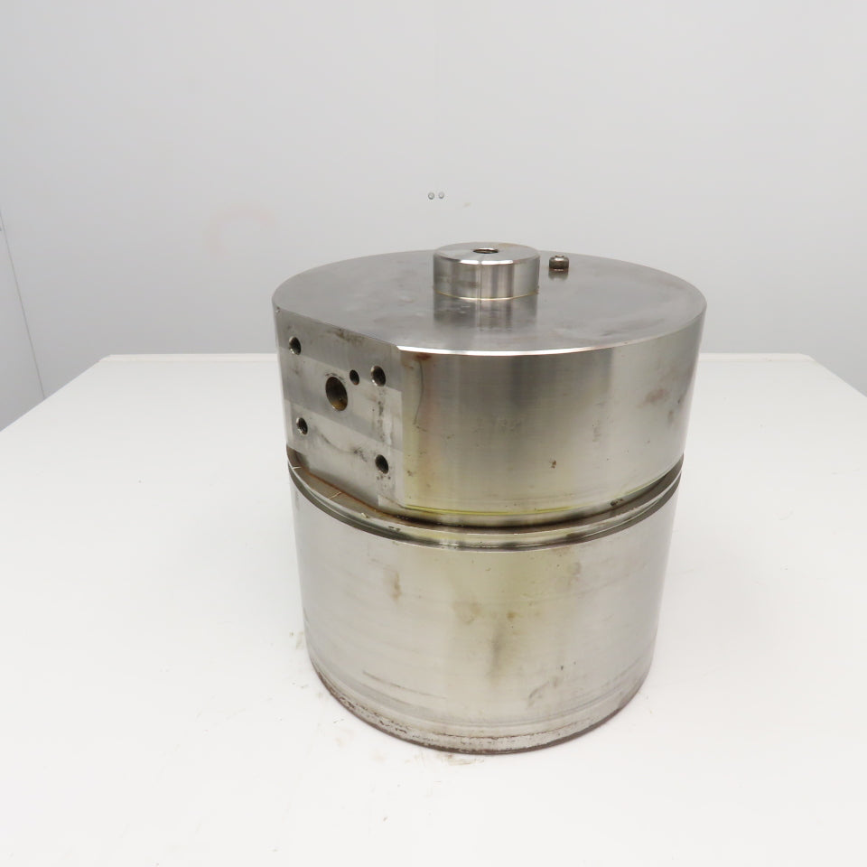 208708-F Vibratory Finishing Tumbling Chamber 7" ID x 12" OD 11-3/4" Tall