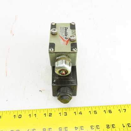 Double A QM-005-C-27B1-TSP Hydraulic Directional Double Solenoid Valve 115V Coil