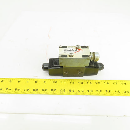 Double A QM-005-C-27B1-TSP Hydraulic Directional Double Solenoid Valve 115V Coil