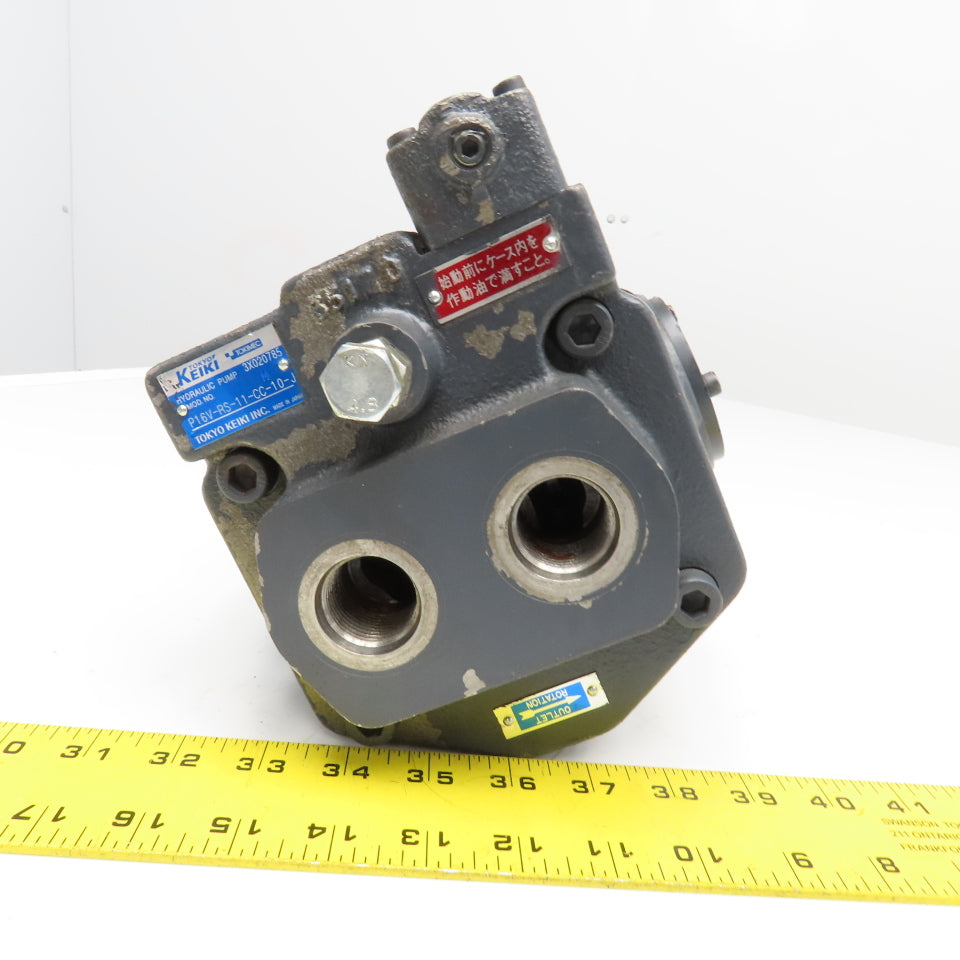 Tokimec P16V-RS-11-CC-10-J Variable Displacement Piston Pump 3/4" Shaft