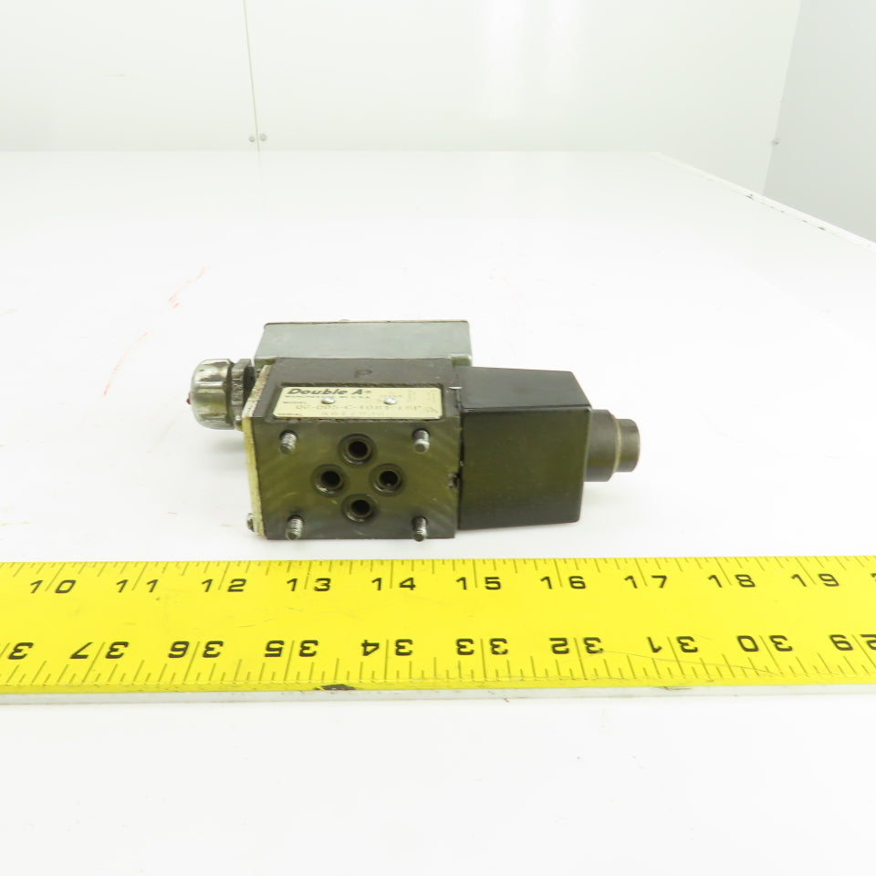 Double A QG-005-C-10B1-TSP Hydraulic Directional Solenoid Valve 115V Coil