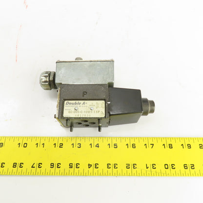 Double A QG-005-C-10B1-TSP Hydraulic Directional Solenoid Valve 115V Coil