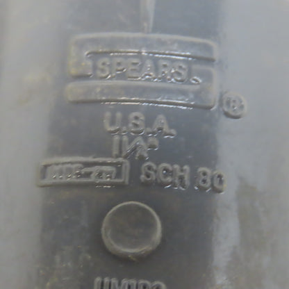 Spears 1-1/2" Slip Glue x 1-1/2" Slip Glue 90° Elbow Gray Sch 80 PVC Lot of 11