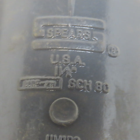 Spears 1-1/2" Slip Glue x 1-1/2" Slip Glue 90° Elbow Gray Sch 80 PVC Lot of 11