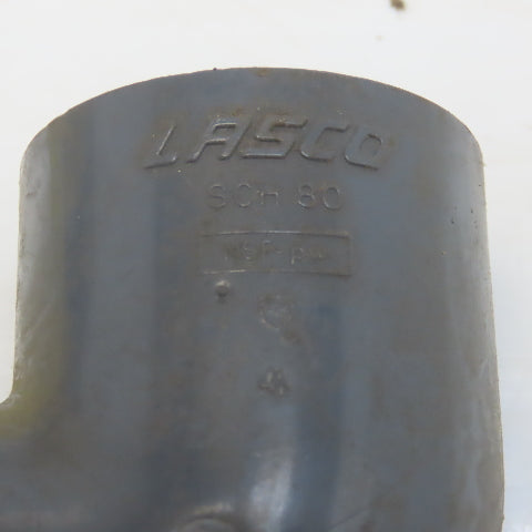 Lasco 1-1/2" Slip Glue x 1-1/2" Slip Glue 90° Elbow Gray Sch 80 PVC Lot of 11