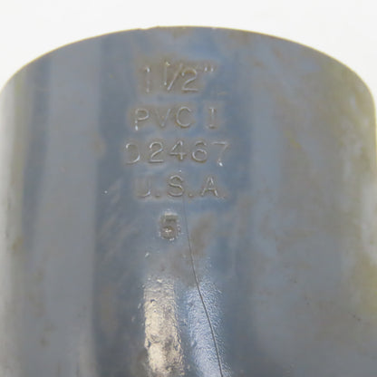 Lasco 1-1/2" Slip Glue x 1-1/2" Slip Glue 90° Elbow Gray Sch 80 PVC Lot of 11