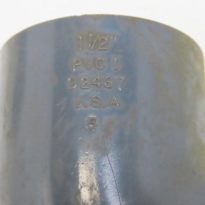 Lasco 1-1/2" Slip Glue x 1-1/2" Slip Glue 90° Elbow Gray Sch 80 PVC Lot of 11