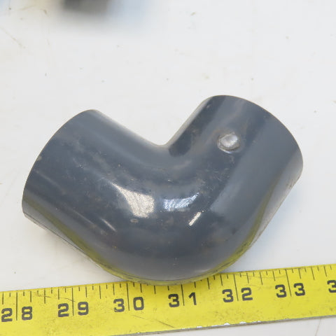 Lasco 1-1/2" Slip Glue x 1-1/2" Slip Glue 90° Elbow Gray Sch 80 PVC Lot of 11