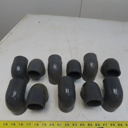Lasco 1-1/2" Slip Glue x 1-1/2" Slip Glue 90° Elbow Gray Sch 80 PVC Lot of 11