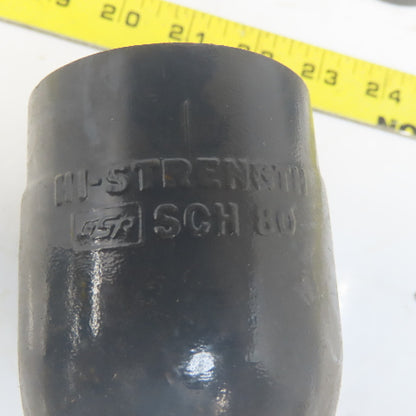 1-1/2" Slip Glue x 1-1/2" Slip Glue 90° Elbow Gray Sch 80 PVC Lot of 10