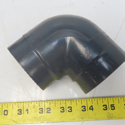 1-1/2" Slip Glue x 1-1/2" Slip Glue 90° Elbow Gray Sch 80 PVC Lot of 10