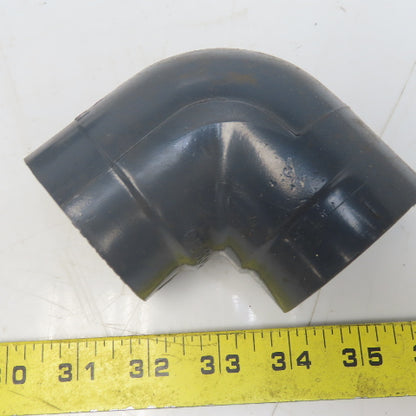 1-1/2" Slip Glue x 1-1/2" Slip Glue 90° Elbow Gray Sch 80 PVC Lot of 10