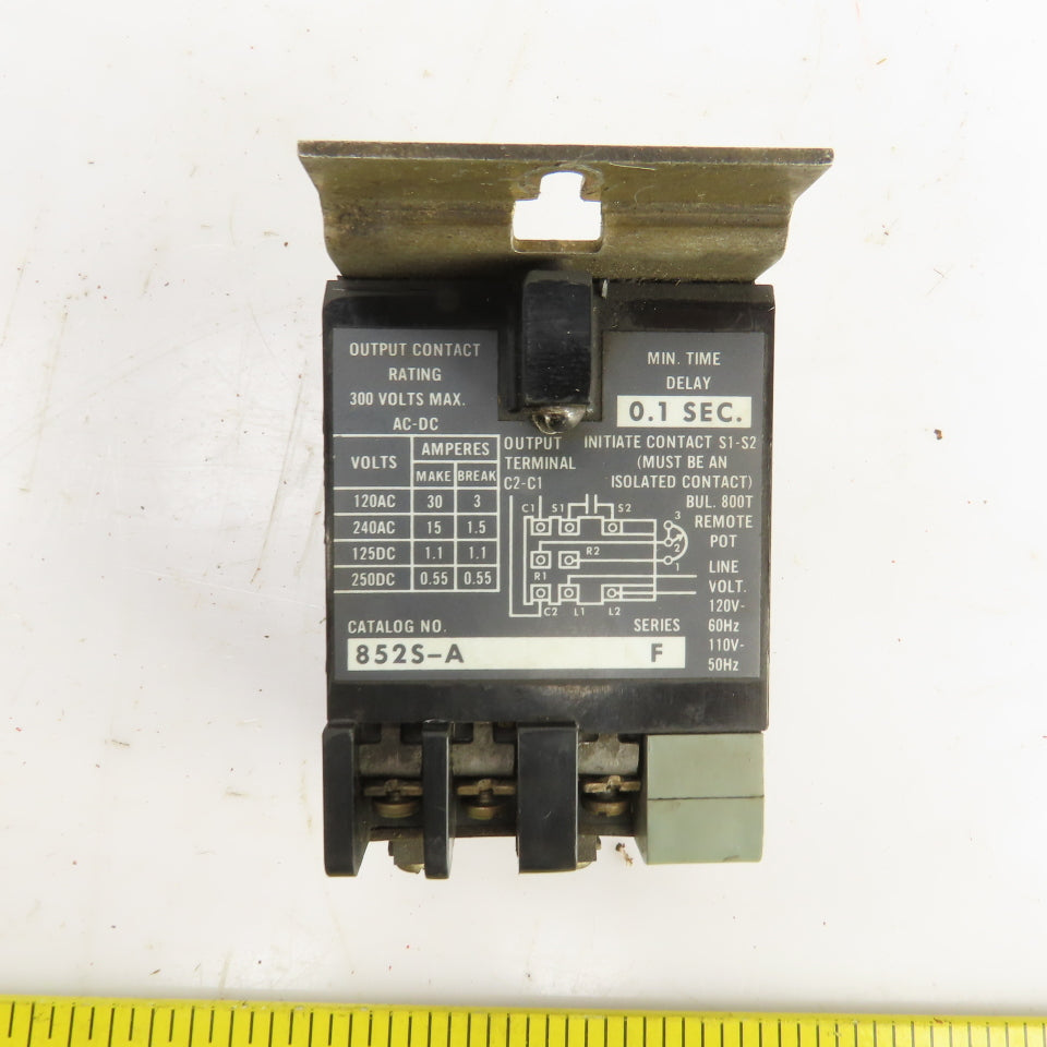 Allen Bradley 852S-A Ser F Solid State Timer Module 120V Line 300V Max Output