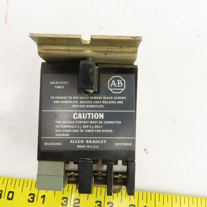 Allen Bradley 852S-A Ser F Solid State Timer Module 120V Line 300V Max Output