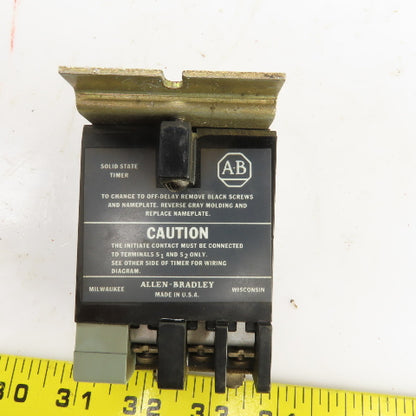 Allen Bradley 852S-A Ser F Solid State Timer Module 120V Line 300V Max Output