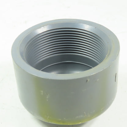 NIBCO 3" FPT Pipe Cap Gray  PVC Schedule 80