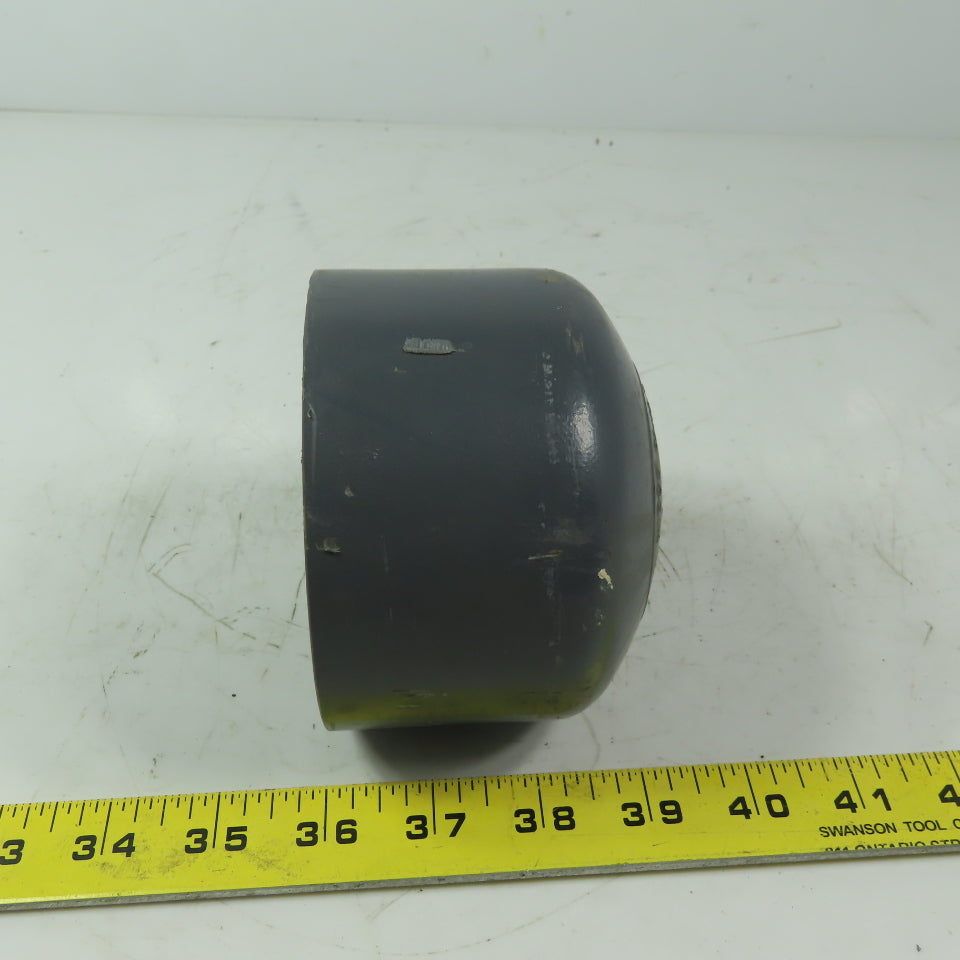 NIBCO 3" FPT Pipe Cap Gray  PVC Schedule 80