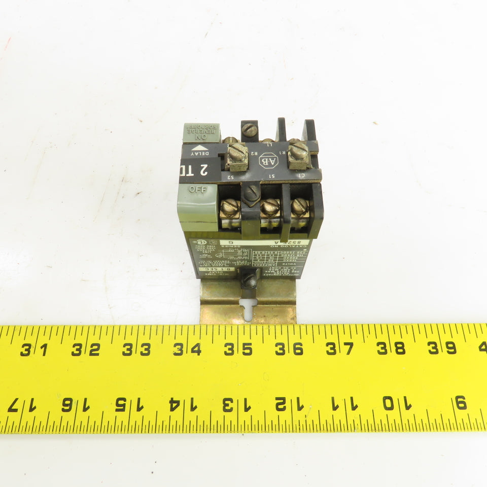 Allen Bradley 852S-A Ser G Solid State Timer Module 120V Line 300V Max Output