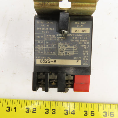 Allen Bradley 852S-A Ser F Solid State Timer Module 120V Line 300V Max Output