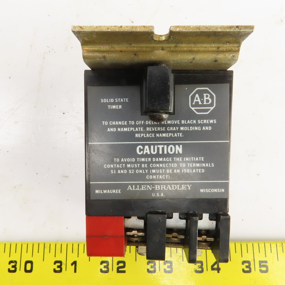 Allen Bradley 852S-A Ser G Solid State Timer Module 120V Line 300V Max Output