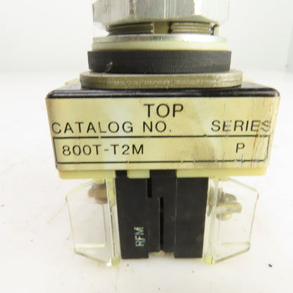 Allen Bradley 800T-T2M Ser P 3-Position Toggle Switch Joystick