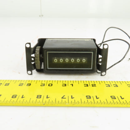 Redington P2-1006 6-Digit Electromechanical Counter 115V AC
