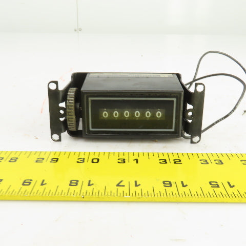 Redington P2-1006 6-Digit Electromechanical Counter 115V AC