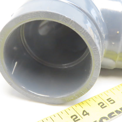High Strength 2" 90° Elbow Gray PVC Schedule 80 Slip Glue Lot of 5