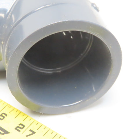 High Strength 2" 90° Elbow Gray PVC Schedule 80 Slip Glue Lot of 5