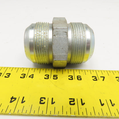 1-1/2" JIC Male x 1-1/2" JIC Male Straight Union Hydraulic Connector