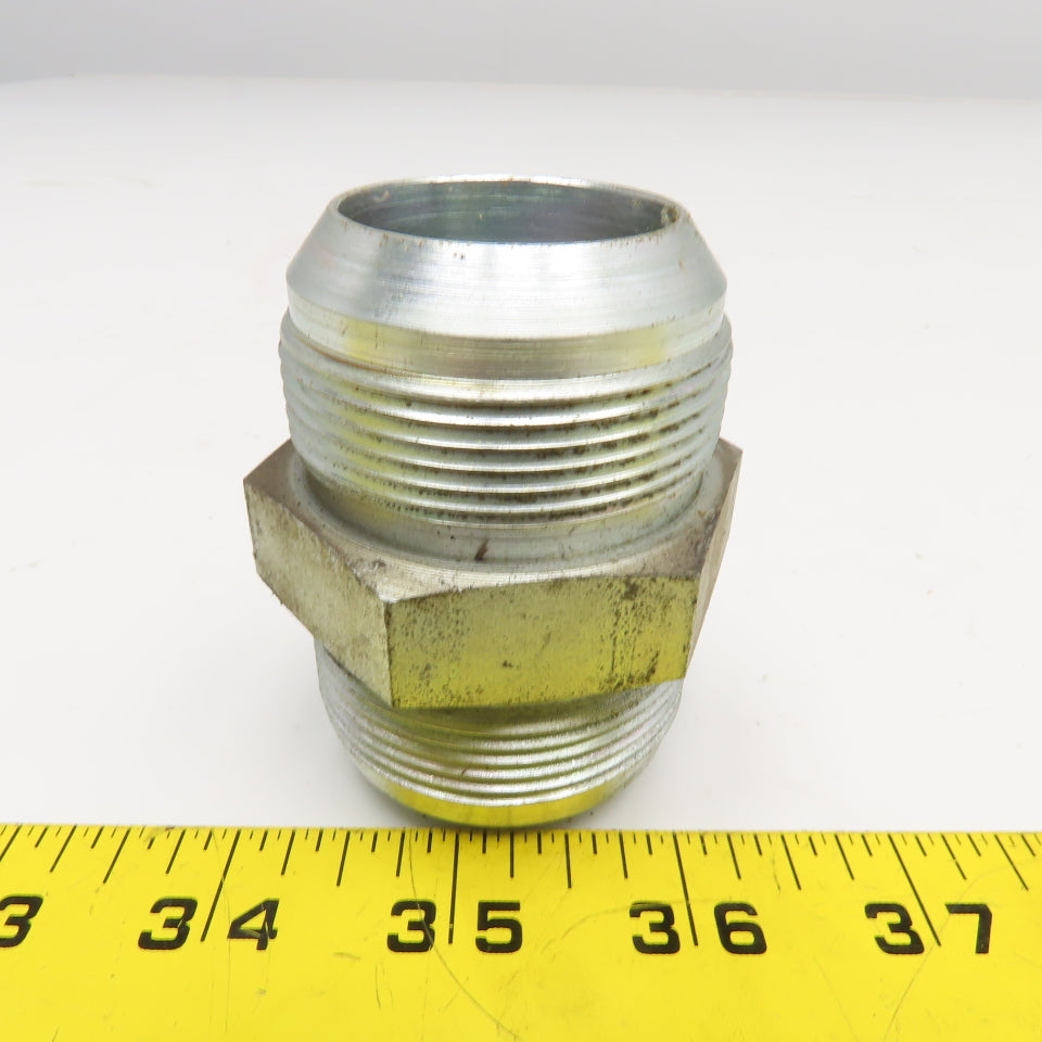 1-1/2" JIC Male x 1-1/2" JIC Male Straight Union Hydraulic Connector