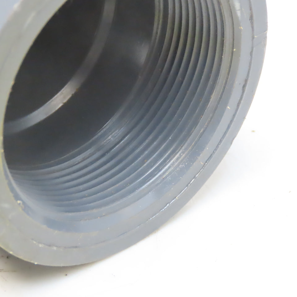 NIBCO 2" Pipe FPT x FPT Schedule 80 Gray 90° PVC Elbow Lot of 8