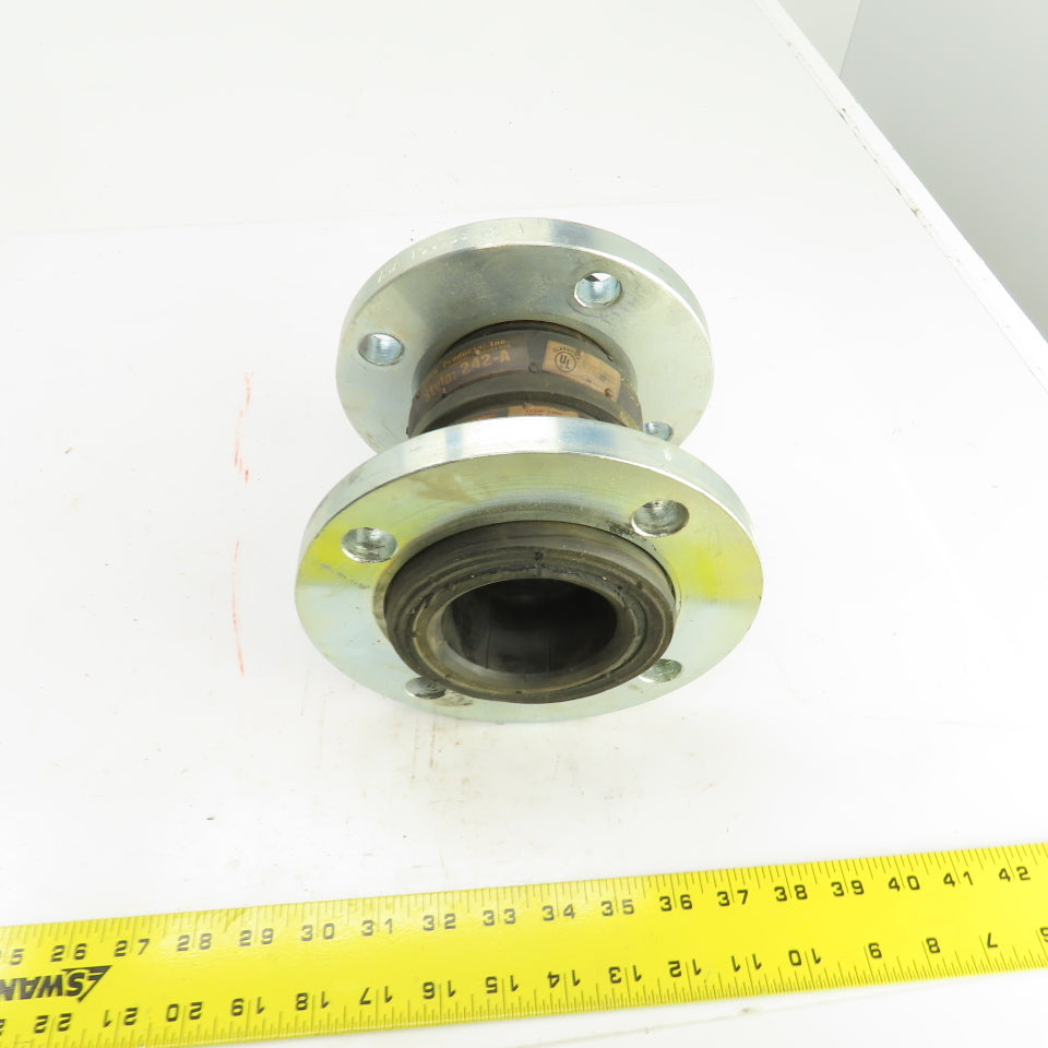 Proco Style 242-A 3" Flexible EPDM Expansion Joint Coupling 7-1/2" Flange OD