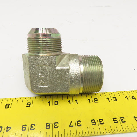 1-1/4" JIC Male x 1-1/2" NPT Male Elbow 90°